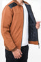 Men Exst Zipper Mockneck MZPPR12 - Brown