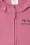 Girls Branded Fleece Zipper - Pink