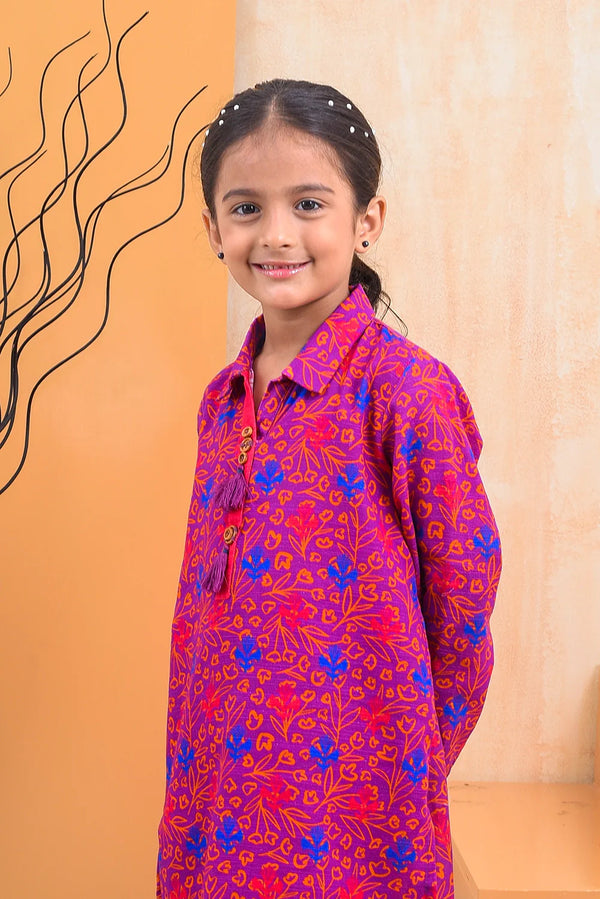 2 PIECE PRINTED KHADDAR SUIT