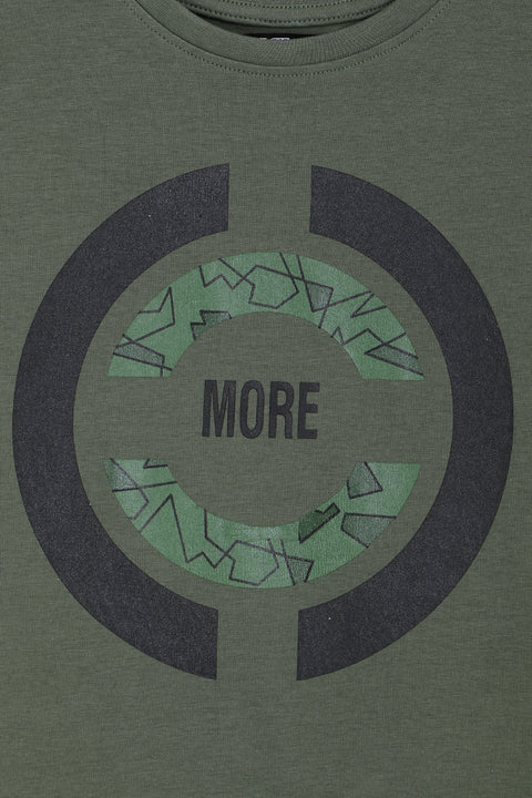 Men Graphic T-Shirt MT24#01 - Olive