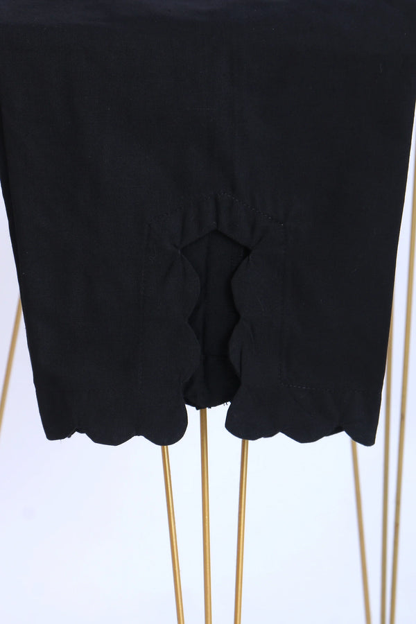 SOLID COTTON TROUSER