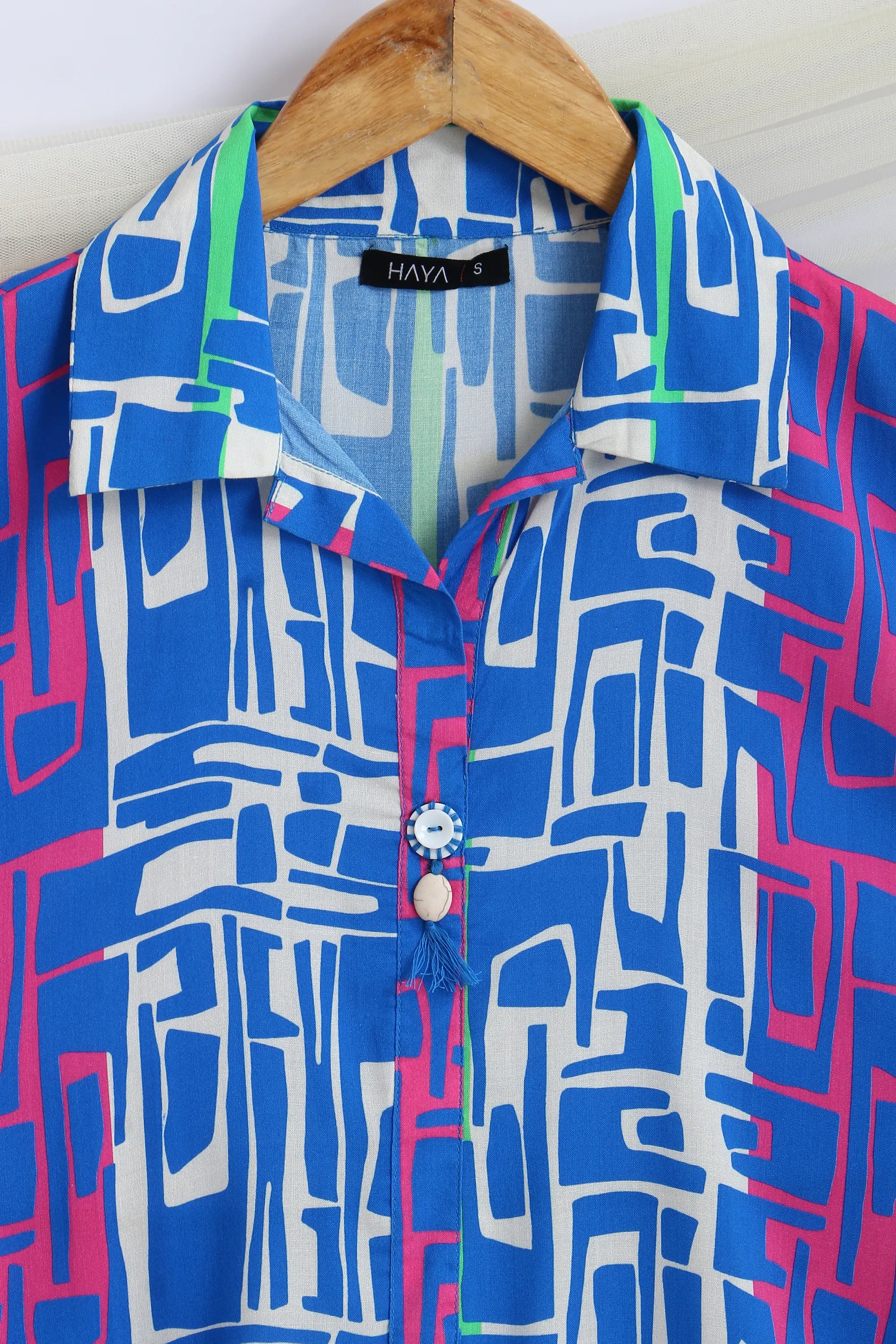 PRINTED VISCOSE SHIRT
