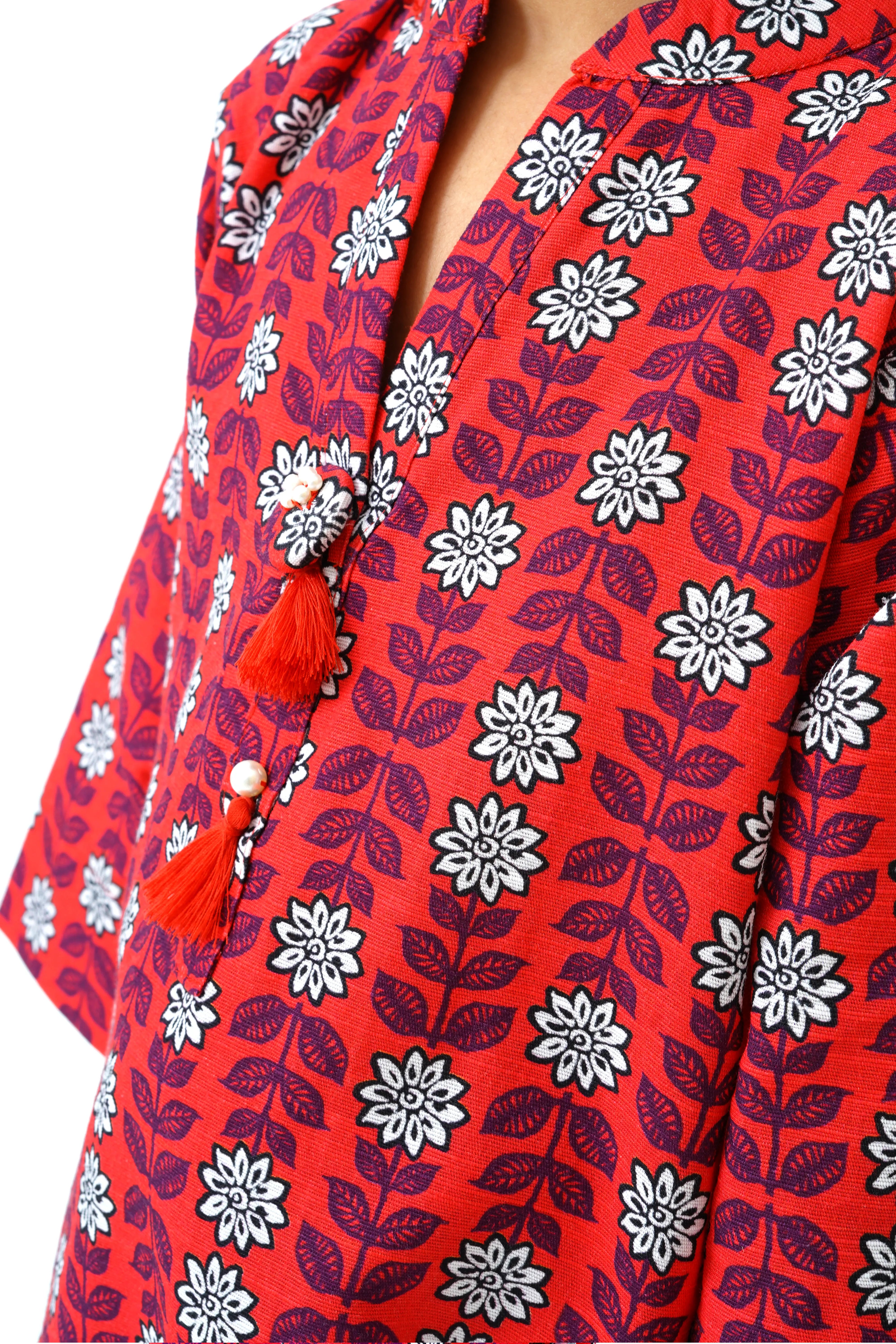 2 PIECE PRINTED KHADDAR SUIT