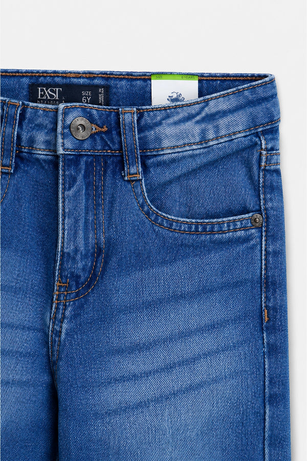 Straight Fit Denim Pant