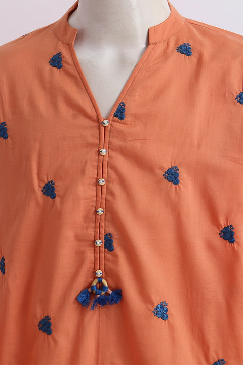 2 PIECE EMB LAWN SUIT