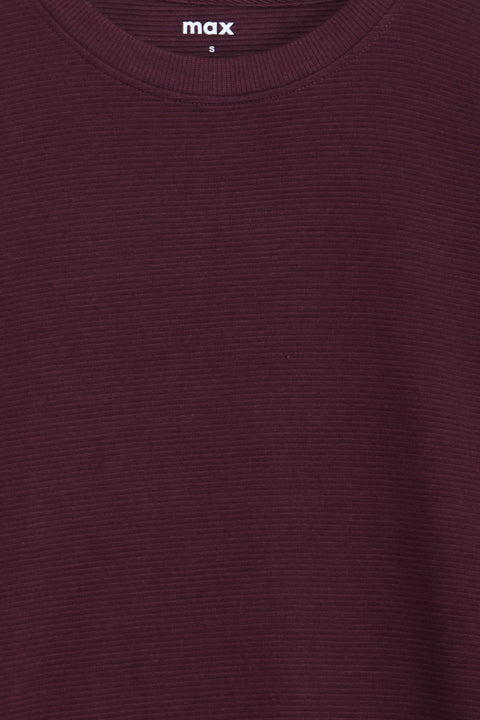 Men Sweatshirt (Brand MAX)- Maroon