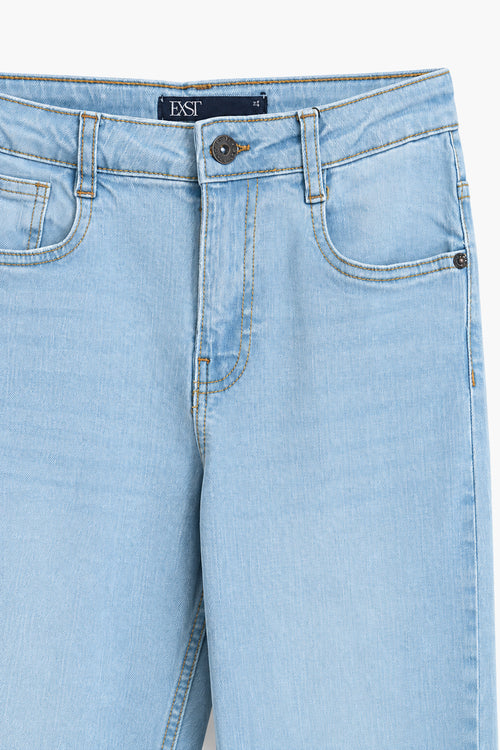 Straight Fit Denim Pant