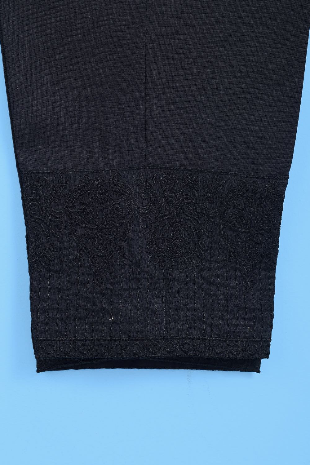 SOLID COTTON TROUSER