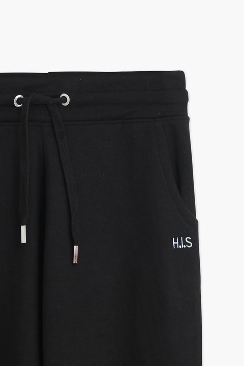 Women Branded Trouser - Black