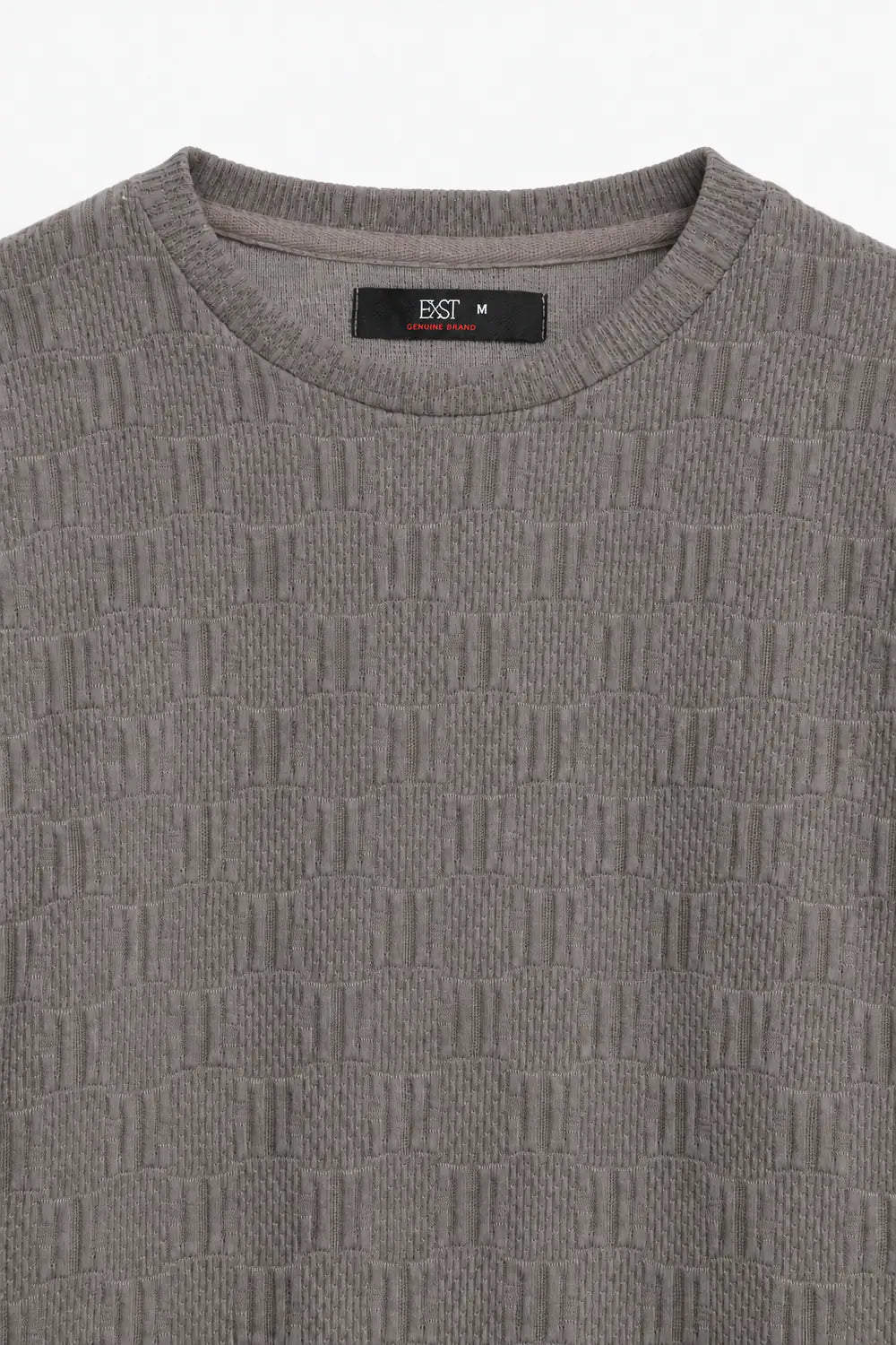 Textured Knit Sweatshirt