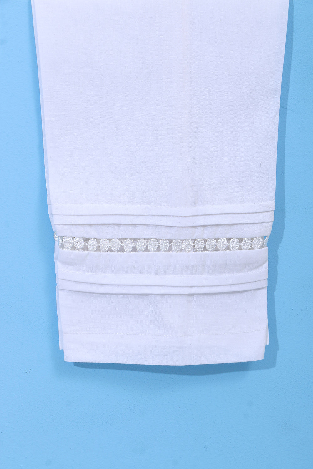 SOLID COTTON TROUSER