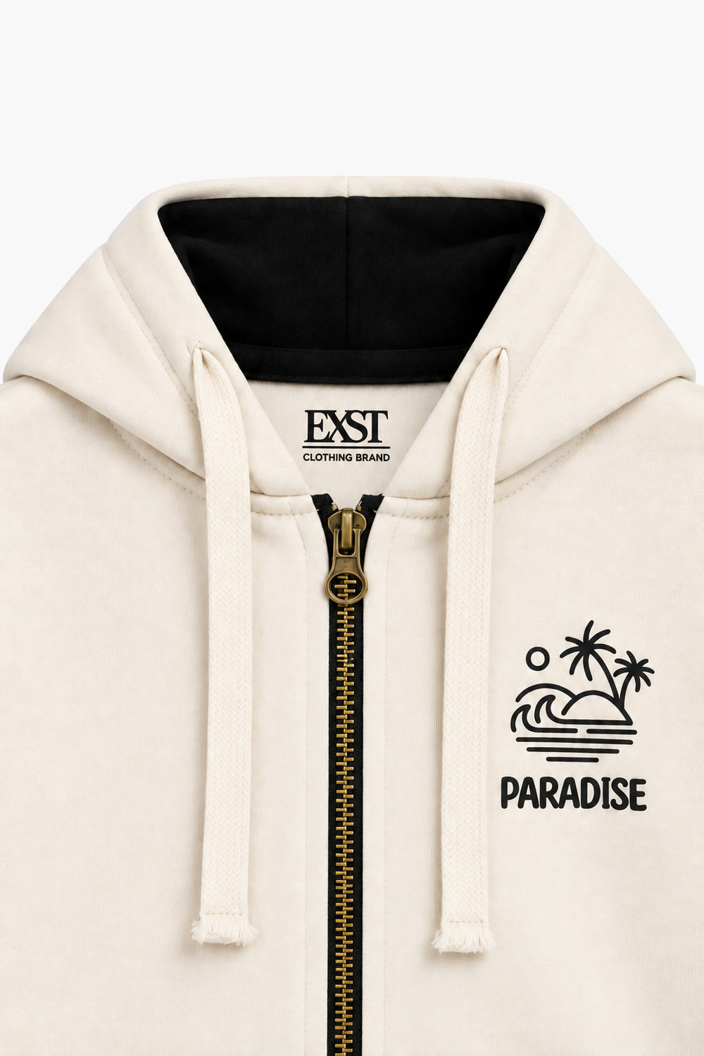 Graphic Zipper Hoodie