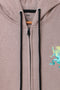 Men Fleece Zipper Hoodie (Brand: Giordano) - Beige