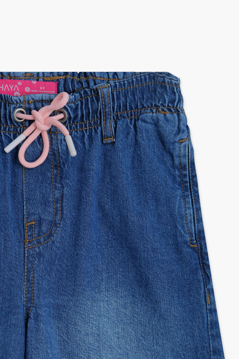Denim Wide Leg Pant