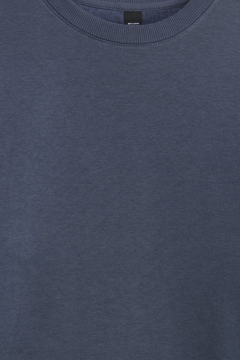 Men Branded Basic Sweatshirt - D/Grey