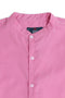 Boys Band Collar Shirt IMBCS#08 - Pink