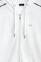 Women Branded Zipper Hoodie - White