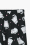 Girls Branded Graphic Trouser - Black