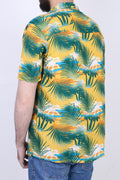 Men Casual Viscose Printed Hawaii Dyed Shirt