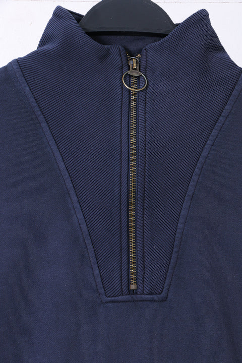 Women Branded Hi-Neck - Navy