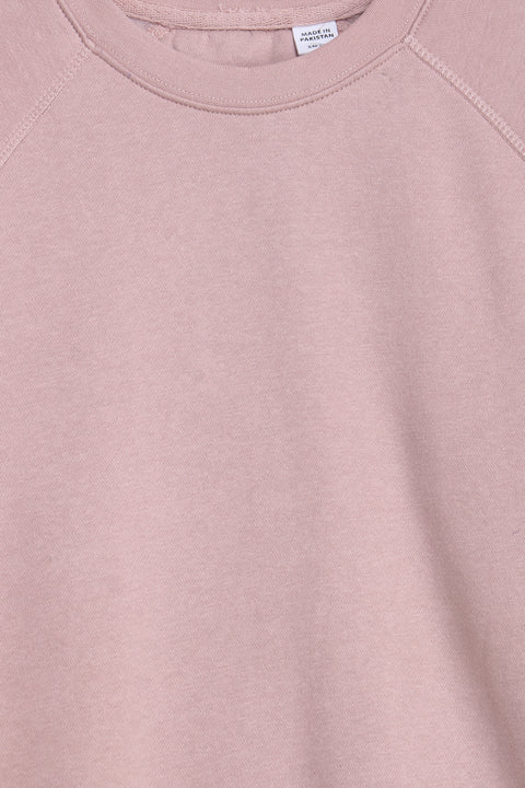 Men Branded Basic Sweatshirt - L/Pink