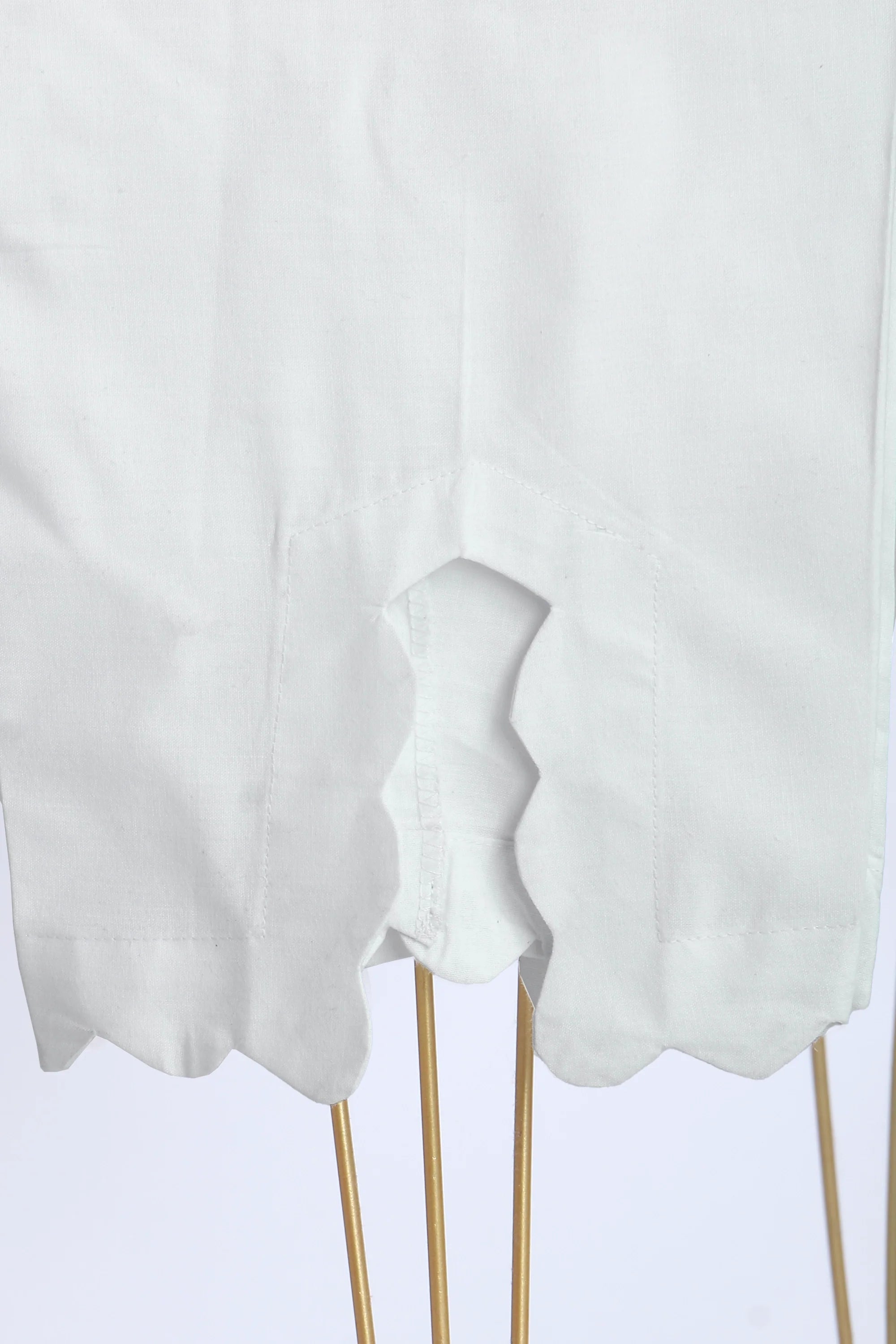SOLID COTTON TROUSER