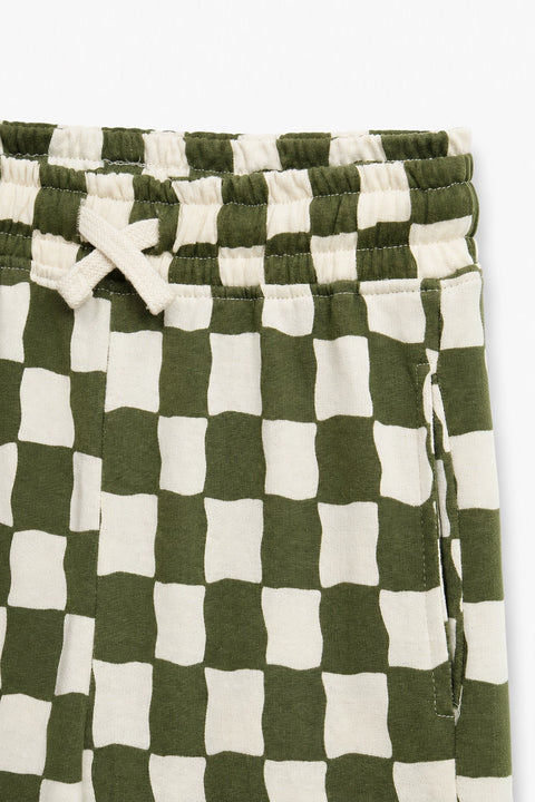 Boy Branded Short - Green