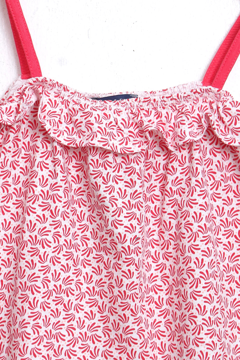 Girls Branded Graphic Short Tunic - Red