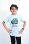 Boy Graphic T-Shirt BT24#30 -L/Blue