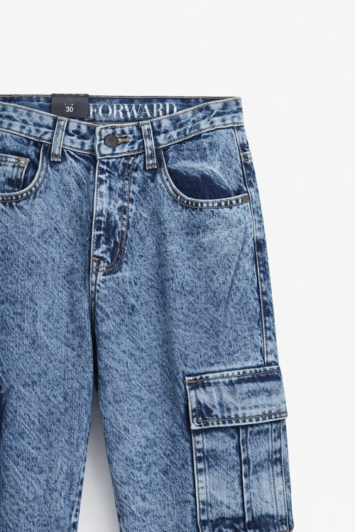 Denim Cargo Pant