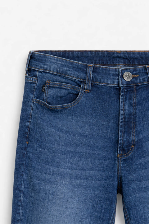 Men Branded Denim Jeans - M/Blue