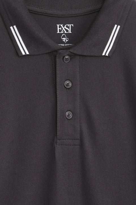 Jacquard Collar Polo