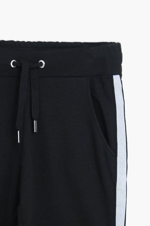 Women Branded Trouser - Black