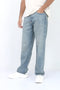 Man J&J Straight Fit Denim Jeans - Dusty Blue