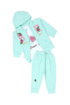 Girls Graphic 3-Piece Suit 12447 - Sea Green