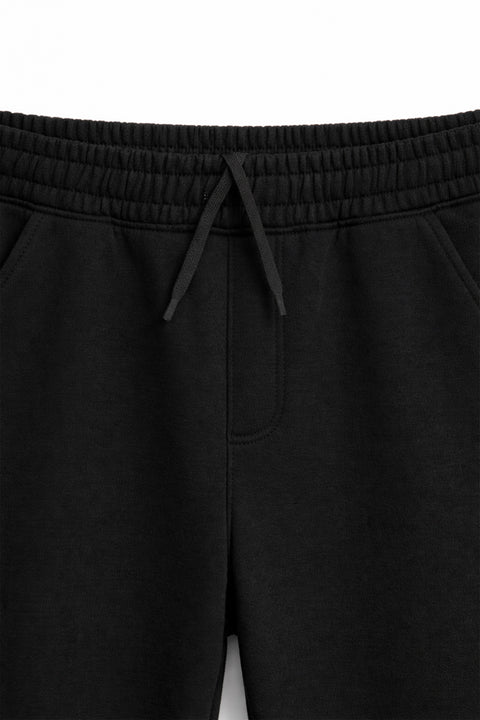 Men Branded Fleece Pajama - Black