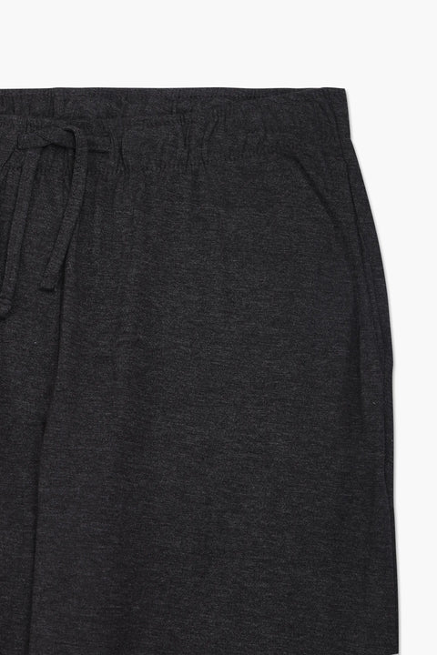 Men Branded Trouser - Charcoal