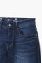 Men Branded Denim Short - D/Blue