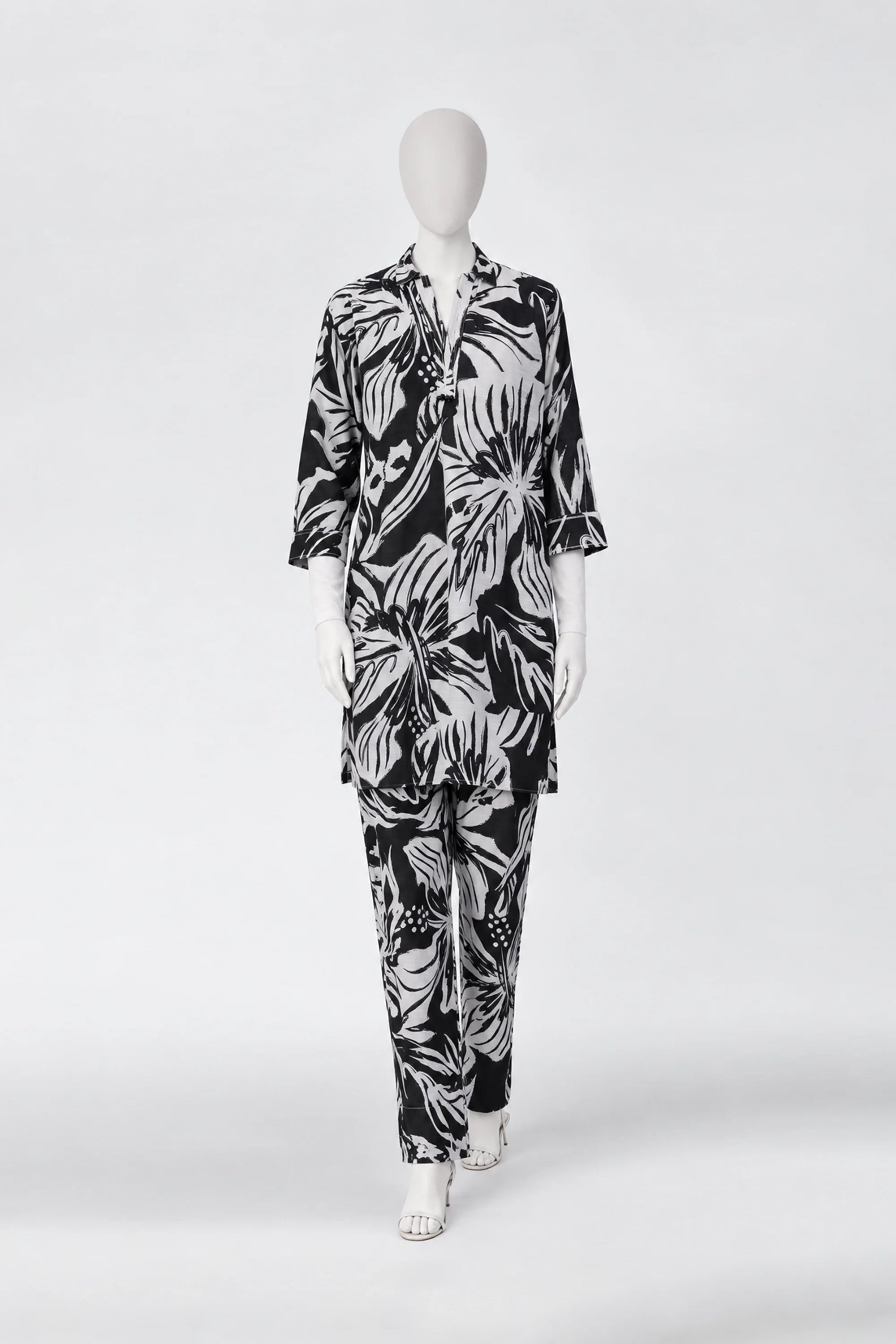 2 PIECE PRINTED KHADDAR SUIT