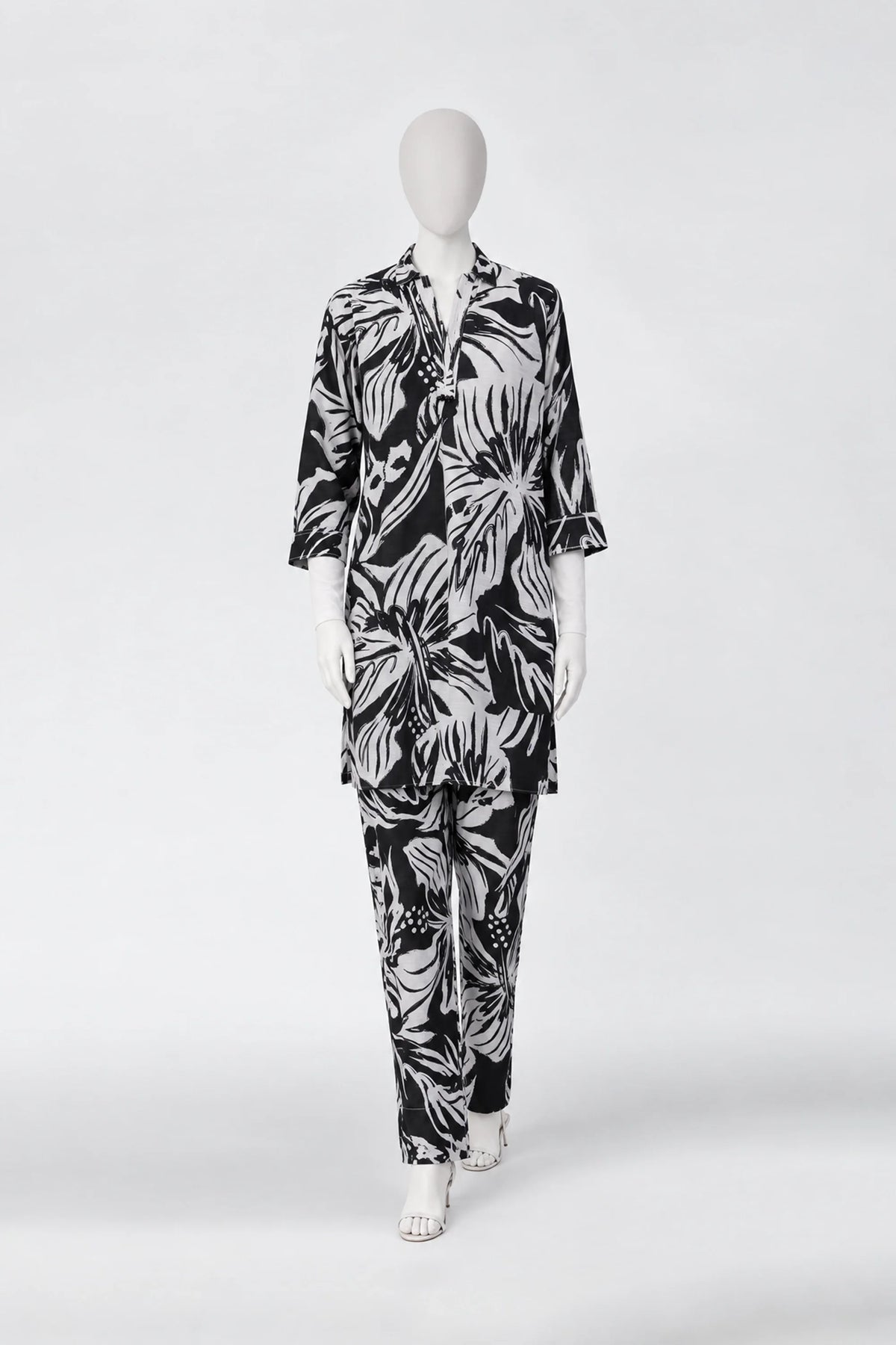 2 PIECE PRINTED KHADDAR SUIT