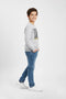 Boys Branded Graphic Sweatshirt - Heather Grey
