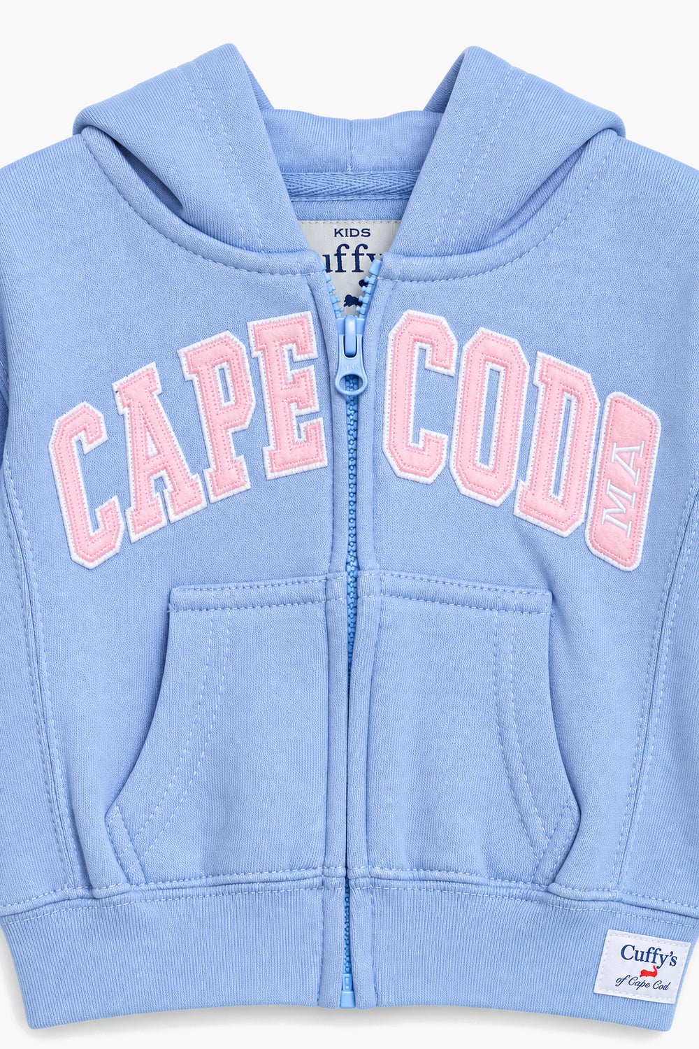 Girls Branded Fleece Graphic Hoodie Zipper - Purple