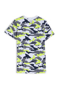 Boys Branded T-Shirt - Camouflage