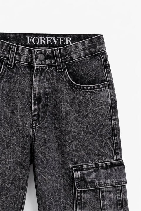 Denim Cargo Pant