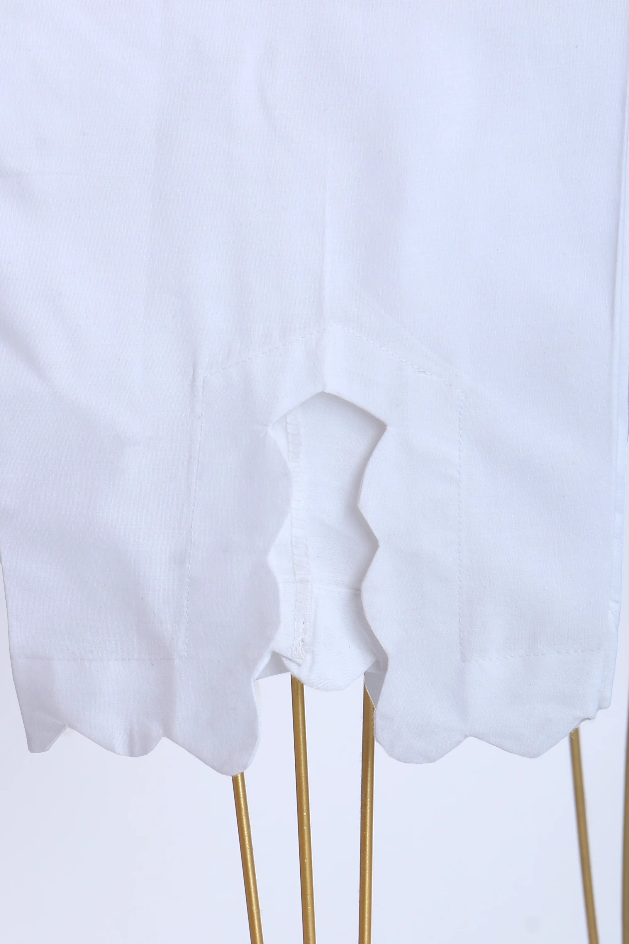 SOLID COTTON TROUSER