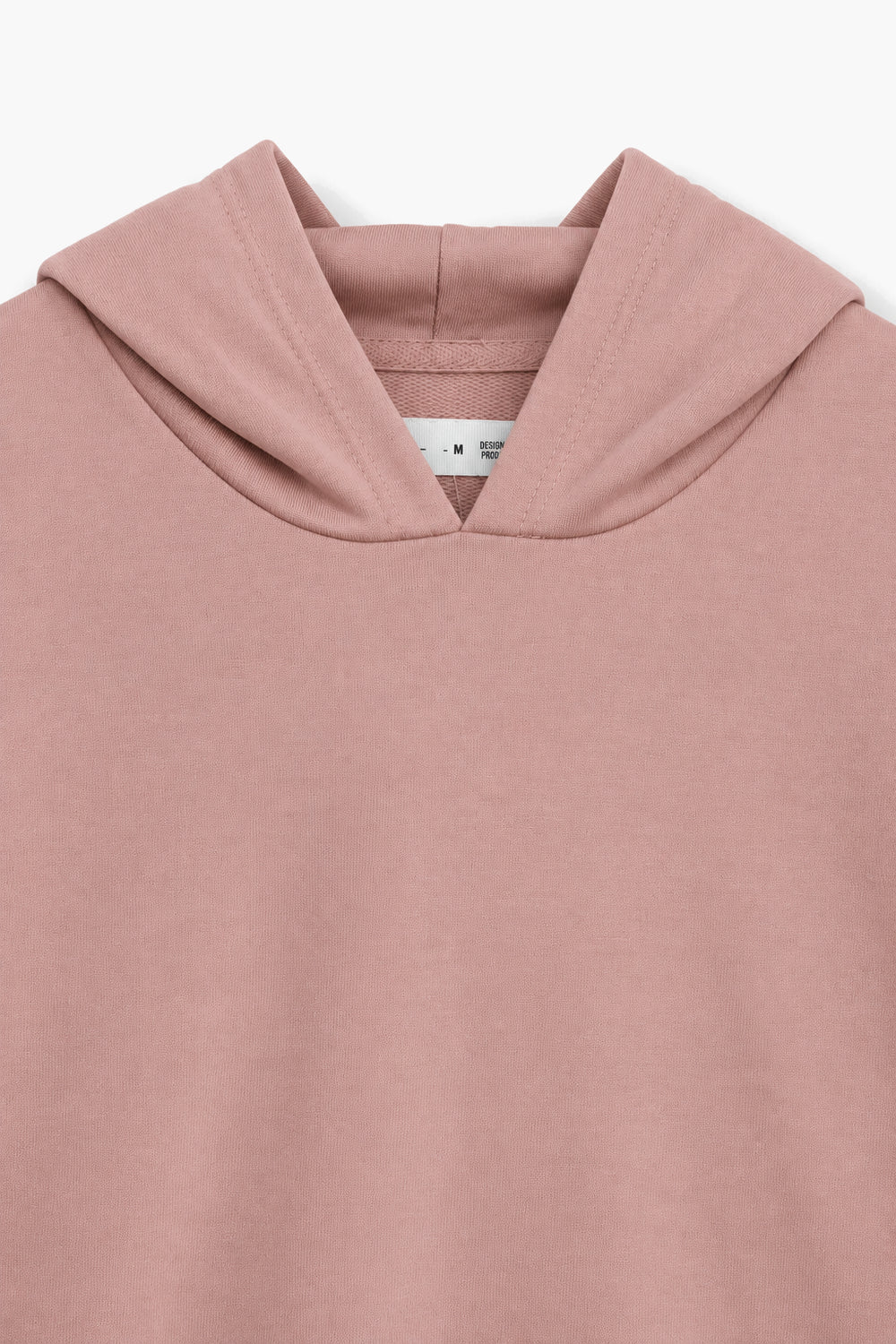 Women Branded Terry Pullover Hoodie - Pink