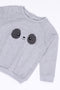 Boys Branded Embellish Fleece Sweatshirt - Heather Grey