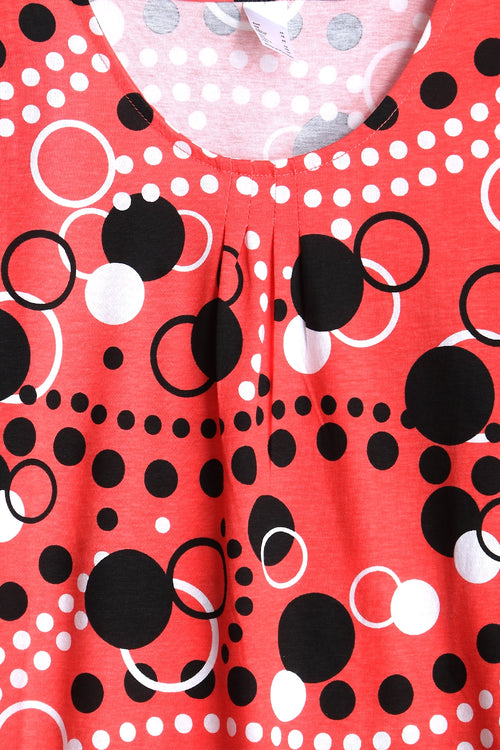 Women's Branded Printed T-Shirt - Orange