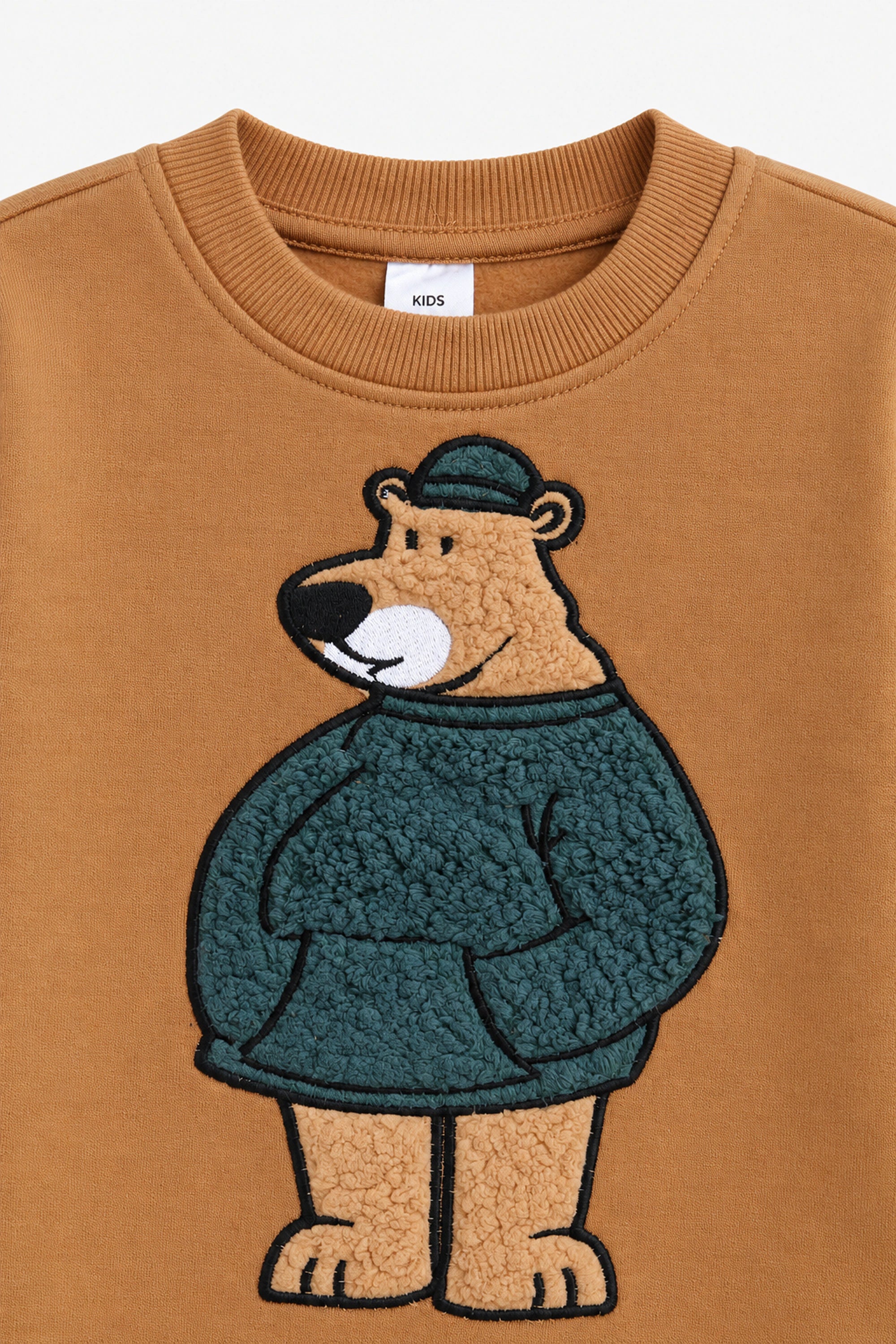 Boys Branded Graphic Sweatshirt - Brown