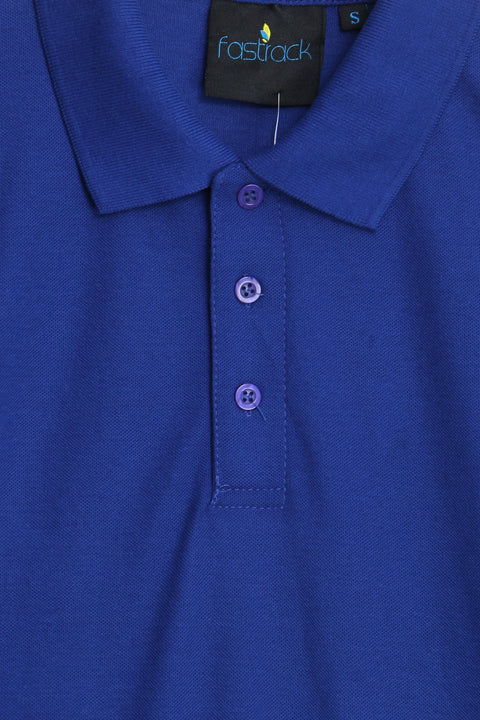 Men Branded Polo - Royal Blue